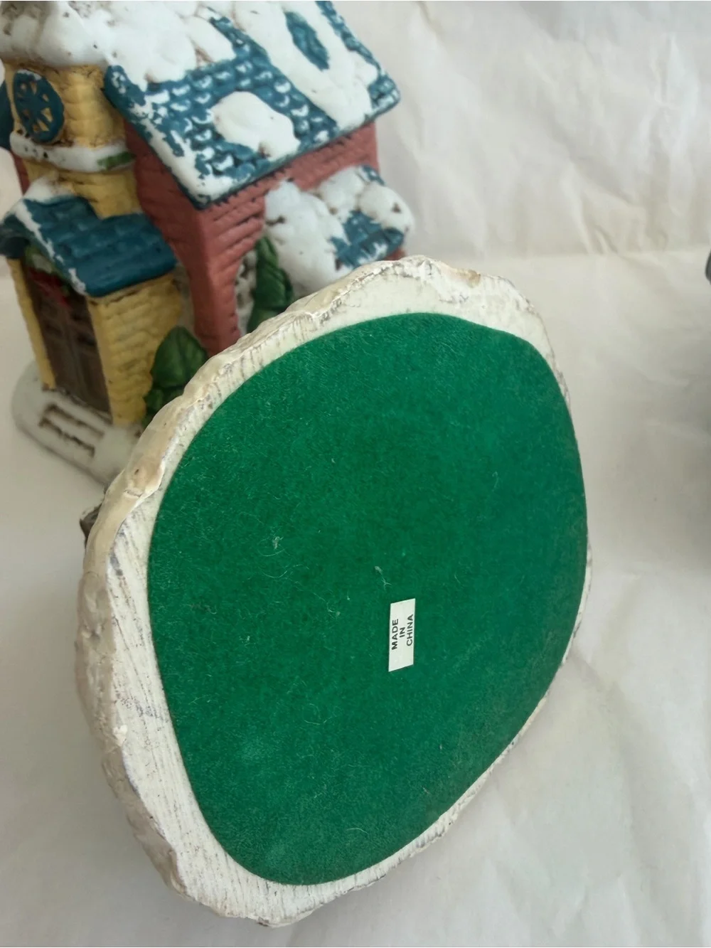 Set of 3 Vintage Christmas Village Houses – Church, Lighthouse & Cottage